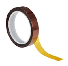 3M Polyimide Film Tape 5413, Amber, 2.7 Mil, 1" x 36 Yd, 9 per case, Boxed