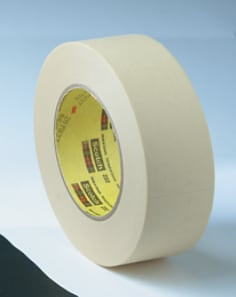 3M High Performance Masking Tape 232, Tan, 36 mm x 55 m, 6.3 mil, 24 roll per case