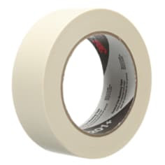 3M General Use Masking Tape 201+, Tan, 36 mm x 55 m, 4.4 mil, 24 roll per case