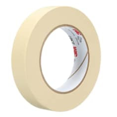 3M Masking Tape 2307, Tan, 24 mm x 55 m, 5.2 mil, 36 roll per case
