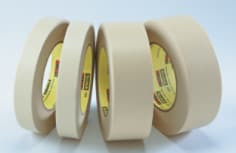 3M High Performance Masking Tape 232, Tan, 3" x 60 yd, 6.3 mil, 12 per case
