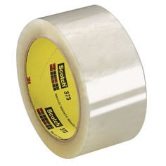 Scotch Box Sealing Tape 373, Clear, 36 mm x 50 m, 48 per case