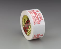 Scotch Printed Message Box Sealing Tape 3771, White, 48 mm x 914 m, 6 per case