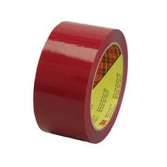 Scotch Box Sealing Tape 373, Red, 48 mm x 914 m, 6 per case