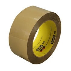 Scotch Box Sealing Tape 355, Tan, 48 mm x 50 m, 36 per case