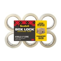 Scotch Shipping Packaging Tape 3950-6, 1.88" x 54.6 yd (48 mm x 50 m)