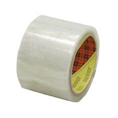 Scotch Box Sealing Tape 371, Clear, 36 mm x 1500 m, 8 per case