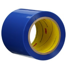 3M Polyester Tape 8901, Blue, 4" x 72 yd, 0.9 mil, 8 roll per case