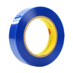 3M Polyester Tape 8902, Blue, 1" x 72 yd, 3.4 mil, 36 roll per case