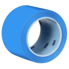 3M Polyethylene Tape 483, Blue, 3" x 36 yd, 5.0 mil, 12 roll per case