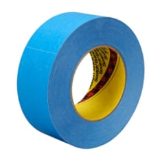 3M Repulpable Strong Single Coated Tape R3187, Blue, 18 mm x 55 m, 7.5 mil, 48 roll per case