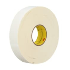 3M Repulpable Heavy Duty Double Coated Tape R3287, White, 48 mm x 55 m, 5 mil, 24 roll per case