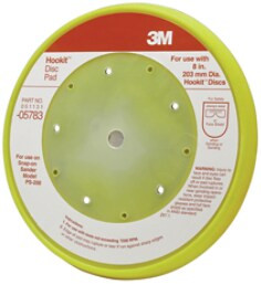 3M Hookit Pad D/F, 05783, 8" x 5 bolt hole, 1 per case