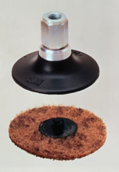 3M Roloc Gasket Removal Disc Pad Assembly TR 07716, 3", 5 per case