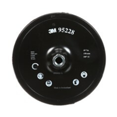 3M Hook and Loop Disc Pad Holder 917CP, 7" x 7/8" Center Post 5/8"-11"ternal, 10 per case