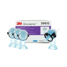 3M Accuspray Atomizing Head Refill Pack for 3M PPS Series 2.0, 26612, Blue, 1.2 mm, 4 nozzles per pack, 6 packs per case