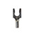 3M™ Scotchlok™ Locking Fork Non-Insulated, 100/bottle, MU18-8FLX, spring-like tongue firmly fits around the stud, 500/Case