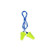 3M™ E-A-R™ Push-Ins™ Earplugs 318-1009, with Grip Rings, Corded, Poly Bag, 2000 Pair/Case