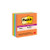 Post-it® Super Sticky Notes 675-6SSUC, 4 in x 4 in (101 mm x 101 mm), Energy Boost Collection, Lined, 6 Pads/Pack