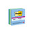 Post-it® Super Sticky Recycled Notes 675-6SST, 4 in x 4 in, Oasis Collection, Lined, 6 Pads/Pack, 90 Sheets/Pad