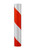 3M™ Flexible Prismatic Reflective Barricade Sheeting 3336L Orange/White,
6 in stripe/left, 7.75 in x 50 yd