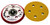 3M™ Hookit™ D/F Low Profile Backup Pad 05855, 5 in x 3/8 in 5/16- 24
External, 10 ea/Case