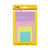 Post-it® Super Sticky Notes 4622-SSMIA, Multi Sizes, Supernova Neons Collection, 4 Pads/Pack, 45 Sheets/Pad