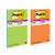 Post-it® Super Sticky Notes 5845-SS, 5 in x 8 in (127 mm x 203 mm) Rio
de Janeiro Collection, Lined, 2 Pads/Pack