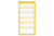 Post-it® Printed Notes NTD5-48-OR, 3.9 in x 7.7 in (99 mm x 195 mm)