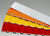 7000129359 3M Diamond Grade Linear Delineation System LDS-Y346, Yellow, 34 in x 6in, 50/Carton