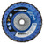 Norton 66623399128 5 x 5/8-11 In. Gemini Plastic Flat Flap Disc T27 P40 Grit R766T ZA