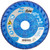 Norton 66623399150 5 x 7/8 In. BlueFire Plastic Flat Flap Disc T27 P60 Grit R860 ZA