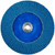 Norton 66623399156 7 x 5/8-11 In. BlueFire Plastic Flat Flap Disc T27 P40 Grit R860 ZA