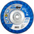 Norton 66623399156 7 x 5/8-11 In. BlueFire Plastic Flat Flap Disc T27 P40 Grit R860 ZA