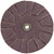 Merit 08834185155 4 In. Overlap Slotted Disc 1/4 In. - 20W 120 Grit AO 2-Ply