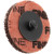 Merit 08834166304 2 In. Non-Woven Quick-Change Buffing Disc Type III AO F Grit