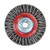 Norton 66252837993 9 x 0.020 x 5/8-11 x 2-1/8 x 3/16 In. BlueFire CS SB Twist Knot Wire Wheel Brush