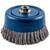 Norton 66253371115 6 x 0.020 x 5/8-11 x 1-3/8 In. BlueFire SS Twist Knot Wire Cup Brush