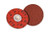 3M Cubitron II Roloc Durable Edge Disc 984F, 36+, YF-weight, TR, Maroon, 1-1/2", Die R150S, 50 per carton, 200 per case