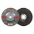 3M Silver Depressed Center Grinding Wheel, 87397, 36+, T27 Quick Change, 4.5" x 1/4" x 5/8"-11, 10 per carton, 20 per case