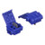 3M Scotchlok Electrical IDC 804-BULK, Blue, 18-16 AWG (solid/stranded), 14 AWG (stranded), 500 per carton, 5000 per case