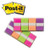 Post-it Flags 680-PGOP2, .94". x 1.7". (23.8 mm x 43.2 mm) Blue, Purple, Green, Orange 24 pk per case