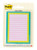 Post-it Mini List Notes W25-34-2, Green-Yellow-Pink, 73 mm x 96 mm, 75 Sheet