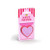 Post-it Heart Note SVAL26-HN-5, 2 x 1.9in (50.8 x 48.2mm), Purple-Red, 100 sheet 100% PEFC, SGSCH-PEFC-COC-110078