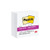 Post-it Super Sticky Notes 654-5SSW, 3" x 3" (76 mm x 76 mm), White, 100% PEFC, SGSCH-PEFC-COC-110078