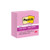 Post-it Super Sticky Notes 654-5SSNP, Neon Pink, 3" x 3" (76 mm x 76 mm), 100% PEFC, SGSCH-PEFC-COC-110078