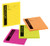 Post-it Printed Notes 7679-4-SS, Assorted Bright Colors, Lined, 4" x 5", 4 Pads per packk, 100% PEFC, SGSCH-PEFC-COC-110078