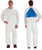 3M Protective Coverall 4540+CS White & Blue Type 5/6 Size 4XL, 25 per case