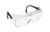 3M OX Protective Eyewear 2000, 12166-00000-20 Clear Anti-Fog Lens, Black Secure Grip Temple 20 per case