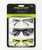 Peltor Sport SecureFit Safety Eyewear, SF400-P3PK-6, 3 Pack: Clear + Amber + Gray Lenses, AF, 6pk per case